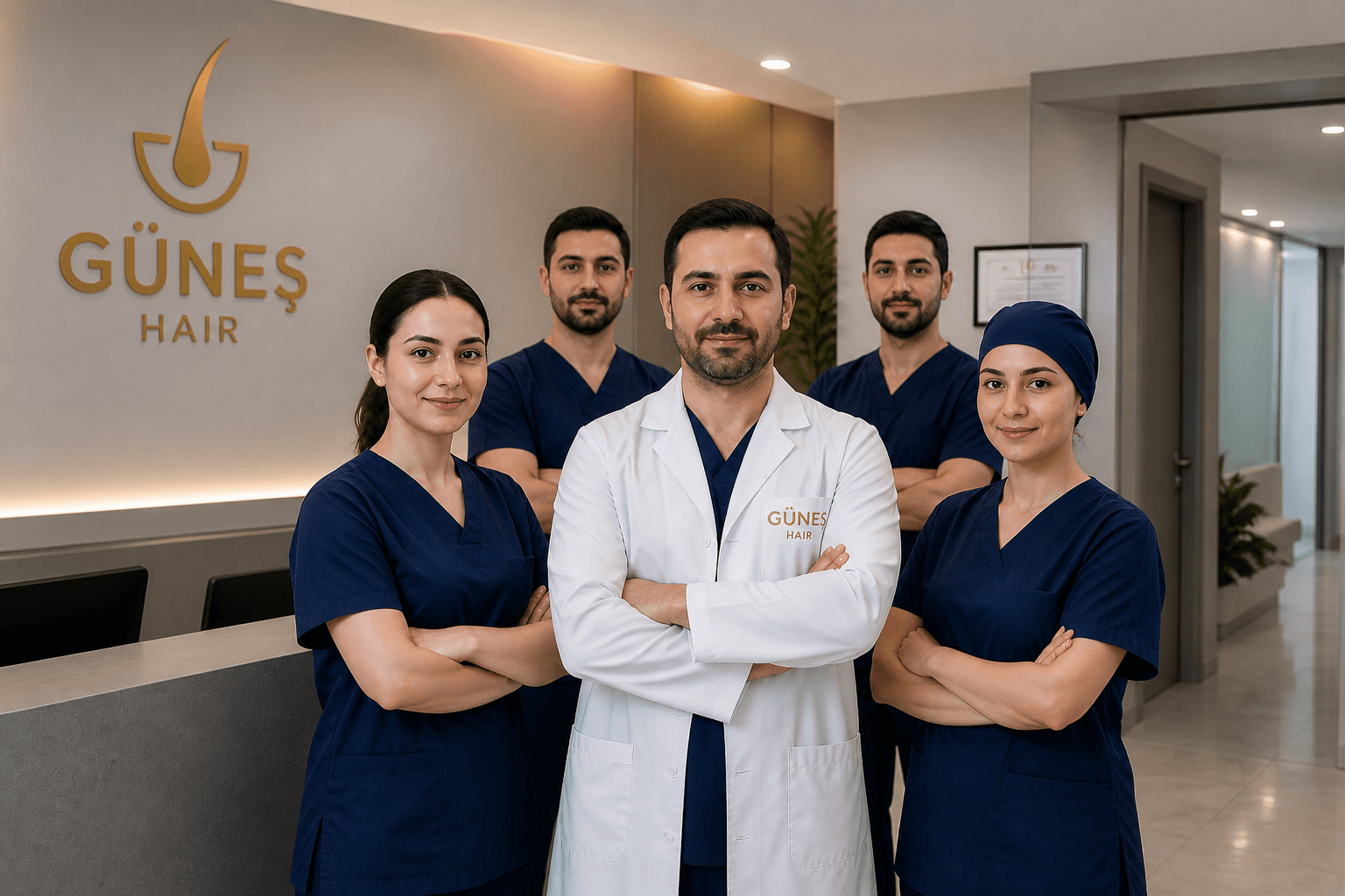 Gunes Hair clinic team